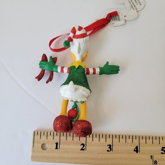 RARE Disney Parks Daisy Duck Marionette Santa's Helper Christmas Ornament NWT - Picture 6 of 6